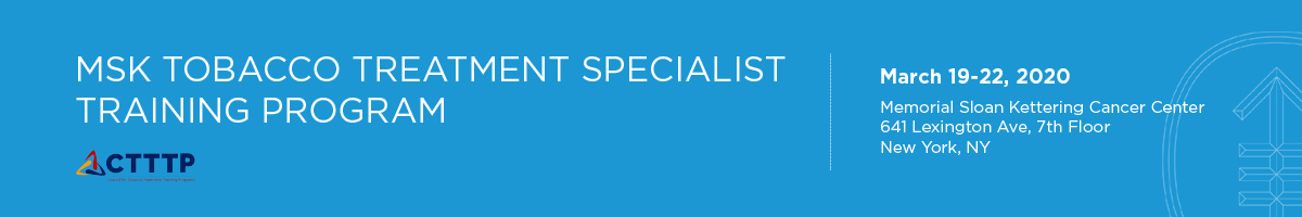 Msk Tobacco Treatment Specialist Training Program Memorial Sloan