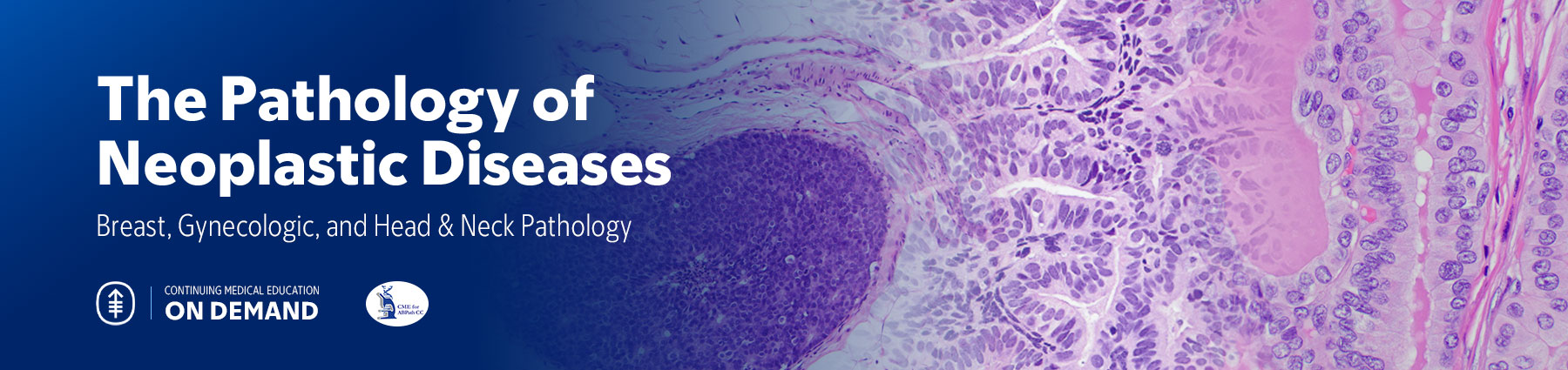 The Pathology of Neoplastic Diseases 2025 — On Demand Banner