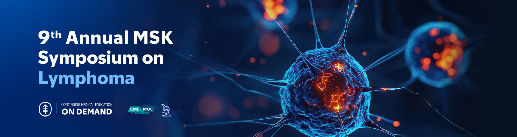 9th Annual MSK Symposium on Lymphoma — On Demand Banner
