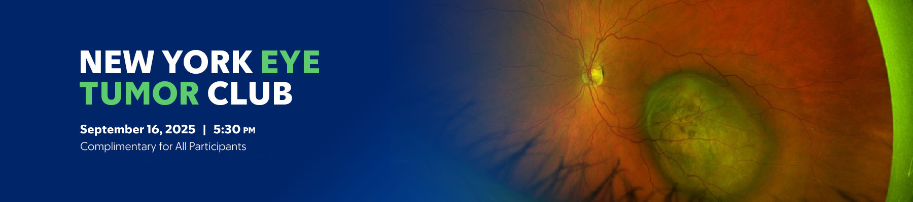 New York Eye Tumor Club Banner
