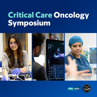 2025 Critical Care Oncology Symposium Banner