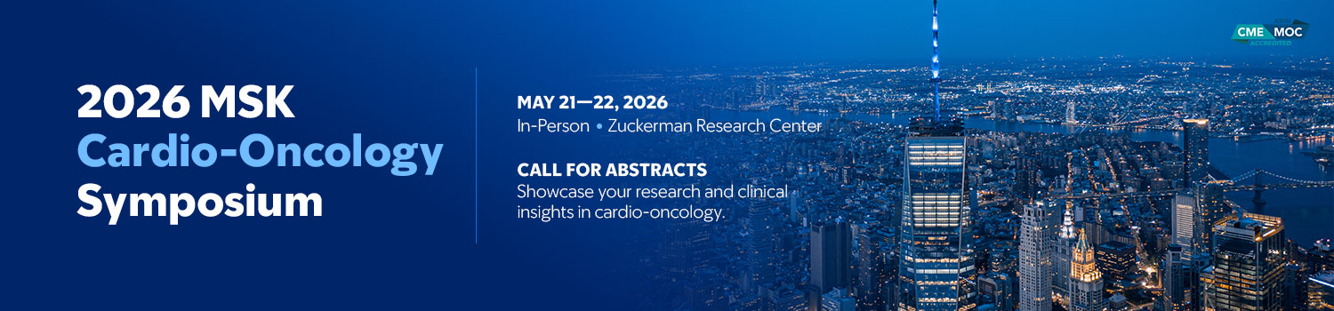 2026 MSK Cardio-Oncology Symposium Banner