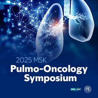 2025 MSK Pulmo-Oncology Symposium — On Demand Banner