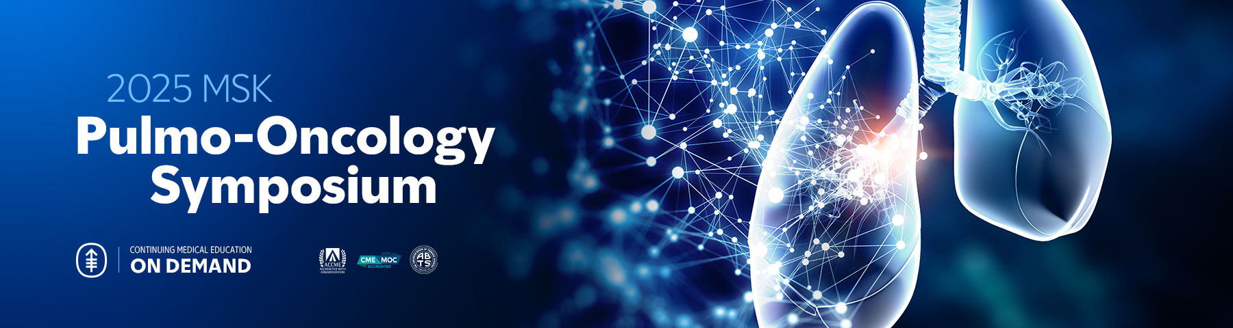 2025 MSK Pulmo-Oncology Symposium — On Demand Banner