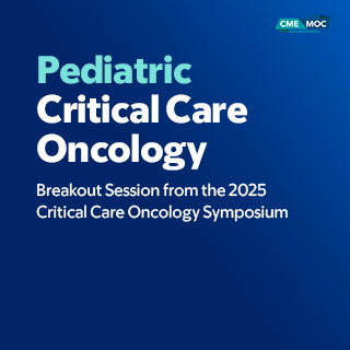 Pediatric Critical Care Oncology — On Demand Banner