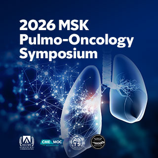 2026 MSK Pulmo-Oncology Symposium Banner