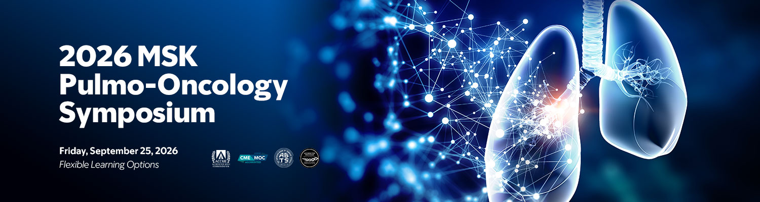 2026 MSK Pulmo-Oncology Symposium Banner