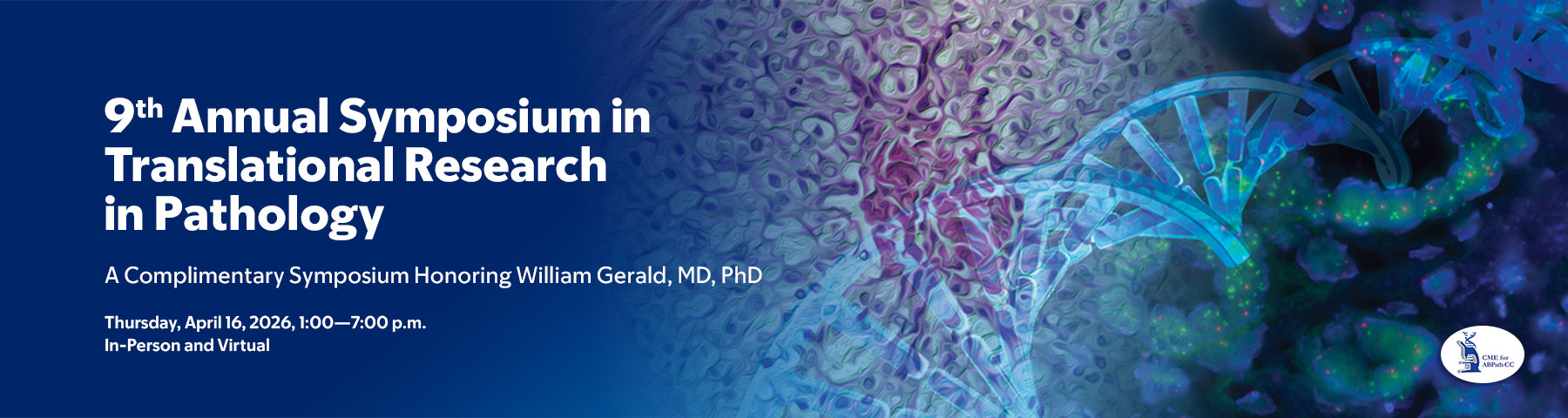 9th Annual Symposium in Translational Research in Pathology Banner