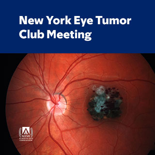  New York Eye Tumor Club Meeting Banner
