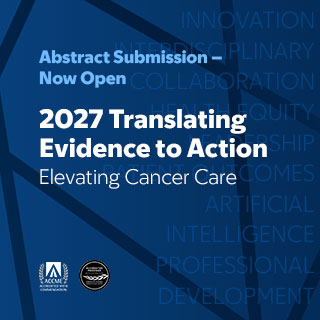 2027 Translating Evidence to Action: Elevating Cancer Care Banner
