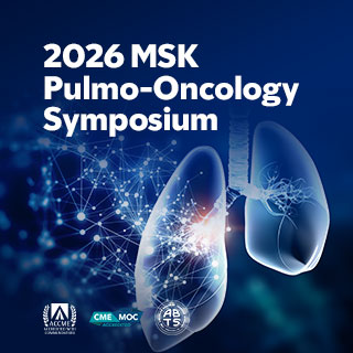 2026 MSK Pulmo-Oncology Symposium — On Demand Banner
