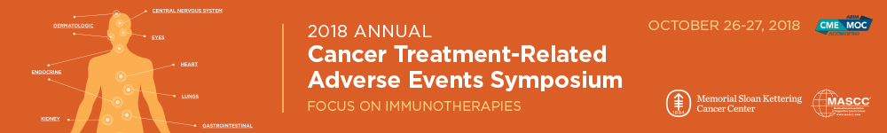 2018 Annual Cancer Treatment-Related Adverse Events Symposium Banner