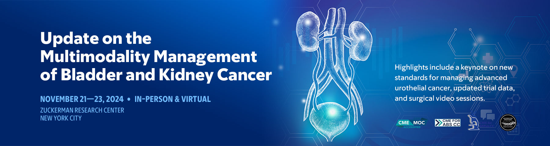 2024 Update on the Multimodality Management of Bladder and Kidney Cancer Banner