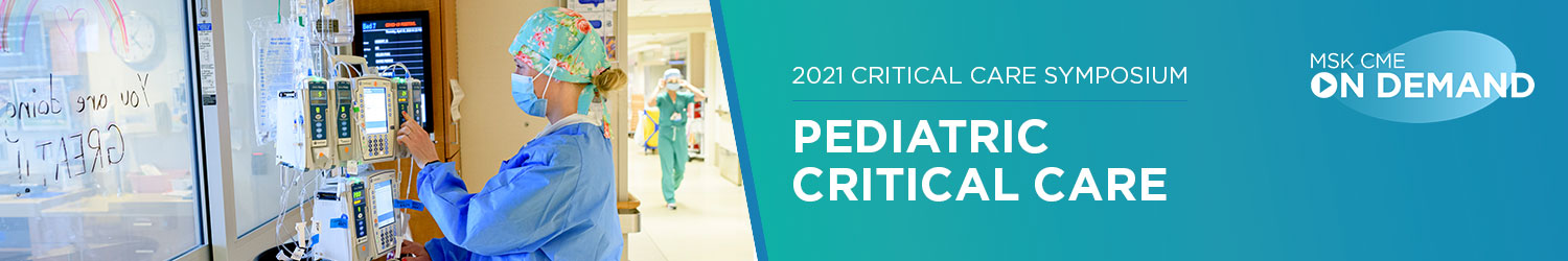 2021 Pediatric Critical Care - On Demand Banner