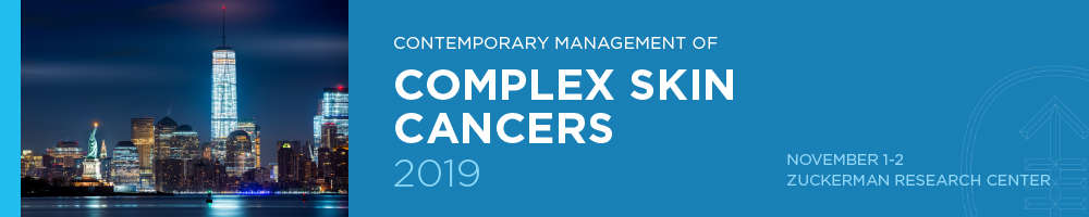 Contemporary Management of Complex Skin Cancers 2019 Banner