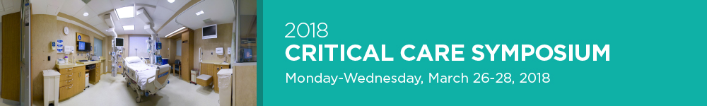 2018 Critical Care Symposium Banner
