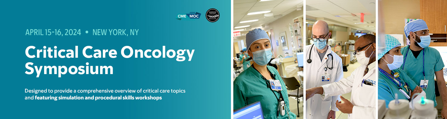 2024 Critical Care Oncology Symposium Banner