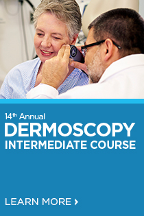 14th Annual Dermoscopy Intermediate Course Banner