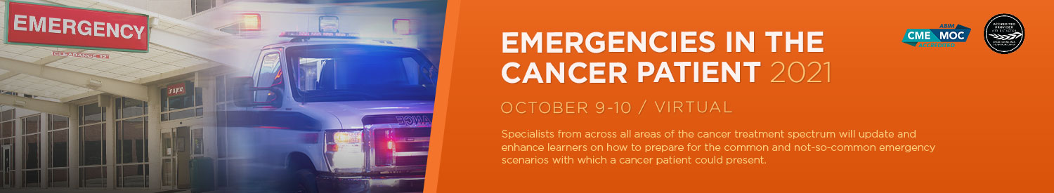 Emergencies in the Cancer Patient 2021 Banner