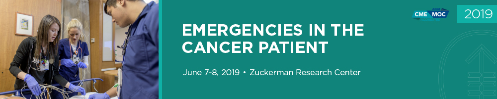 Emergencies in the Cancer Patient 2019 Banner