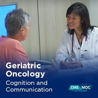 Geriatric Oncology: Cognition and Communication 2023 Banner