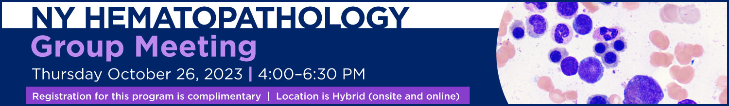 New York Hematopathology Group 2023 Banner