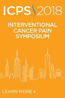 Interventional Cancer Pain Symposium 2018: Technical Workshop in Advanced Therapies Banner