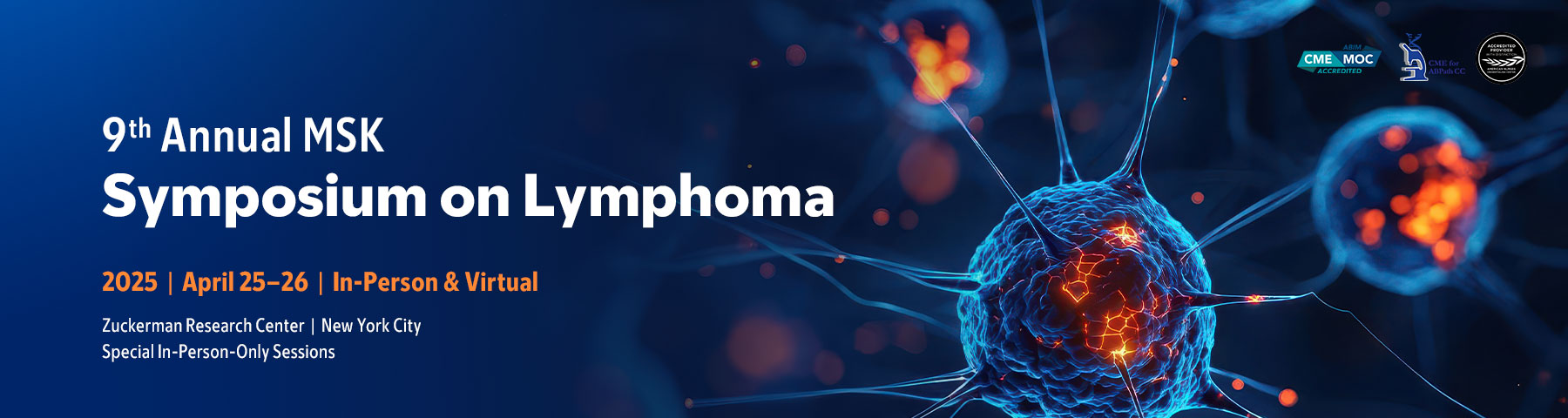 9th Annual MSK Symposium on Lymphoma Banner