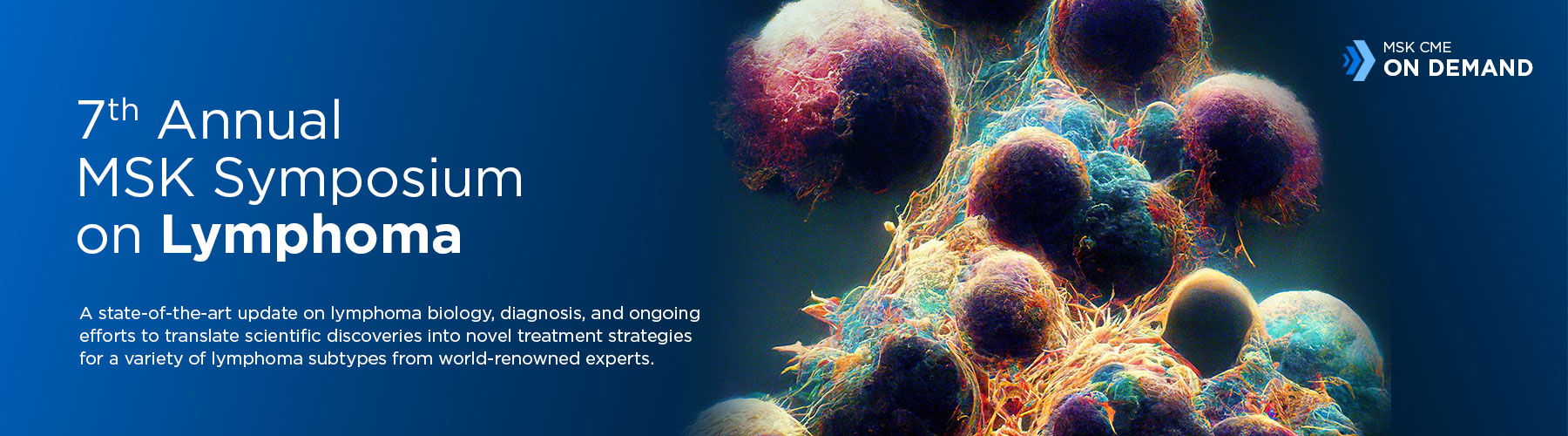 7th Annual MSK Symposium on Lymphoma - On Demand Banner