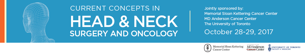 Current Concepts in Head and Neck Surgery and Oncology Banner