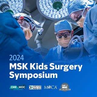 2024 MSK Kids Surgery Symposium — On Demand Banner