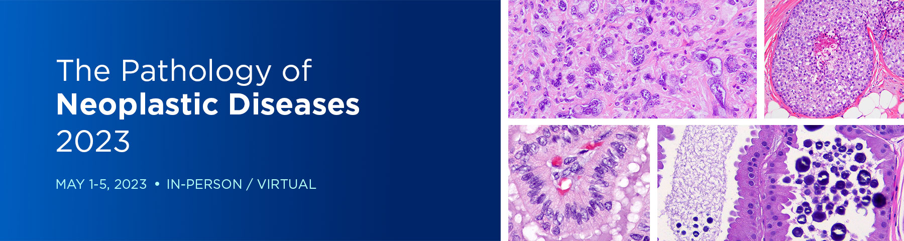 The Pathology of Neoplastic Diseases 2023 Banner