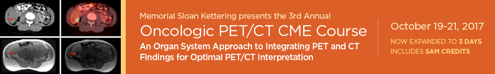 3rd Annual Oncologic FDG PET/CT CME Course Banner