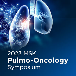 2023 MSK Pulmo-Oncology Symposium - On Demand Banner