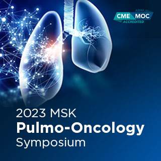 2023 MSK Pulmo-Oncology Symposium Banner