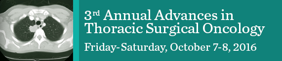 3rd Annual Advances in Thoracic Surgical Oncology Banner