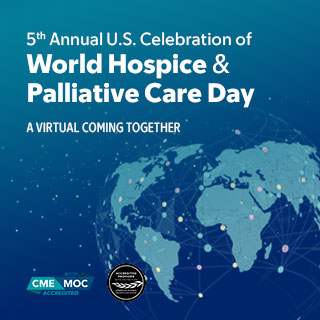 5th Annual U.S. Celebration of World Hospice & Palliative Care Day: A Virtual Coming Together Banner