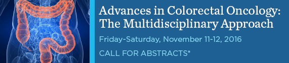 Advances in Colorectal Oncology: The Multidisciplinary Approach 2016 Banner