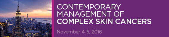 Contemporary Management of Complex Skin Cancers 2016 Banner